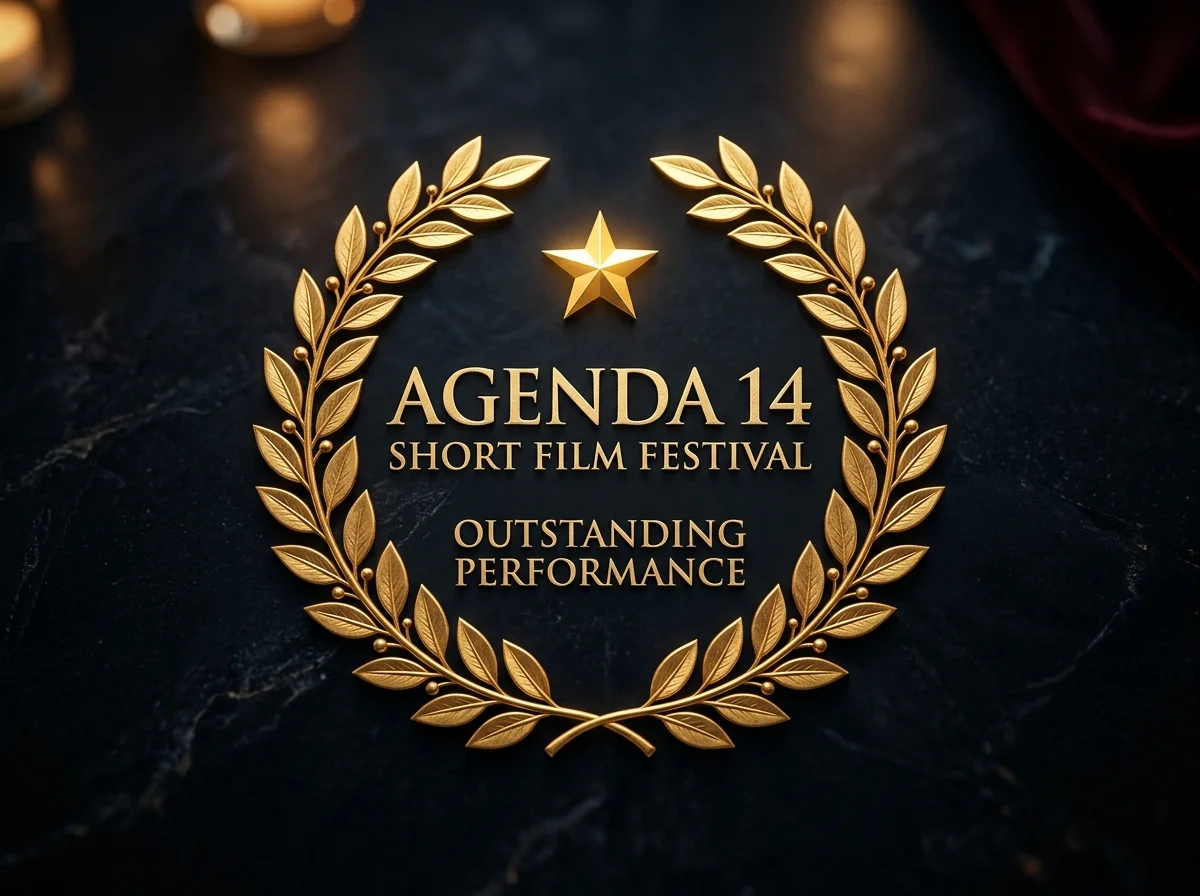 Agenda 14 Short Film Festival Outstanding Performance laurel emblem